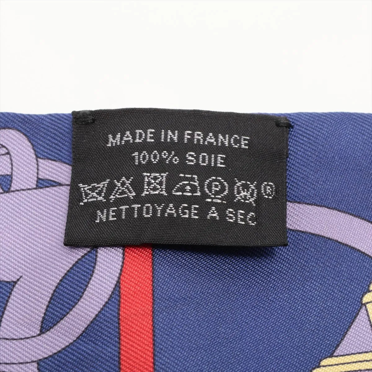 Hermes Twilly Panoplie Equestre Silk Scarf Blue
