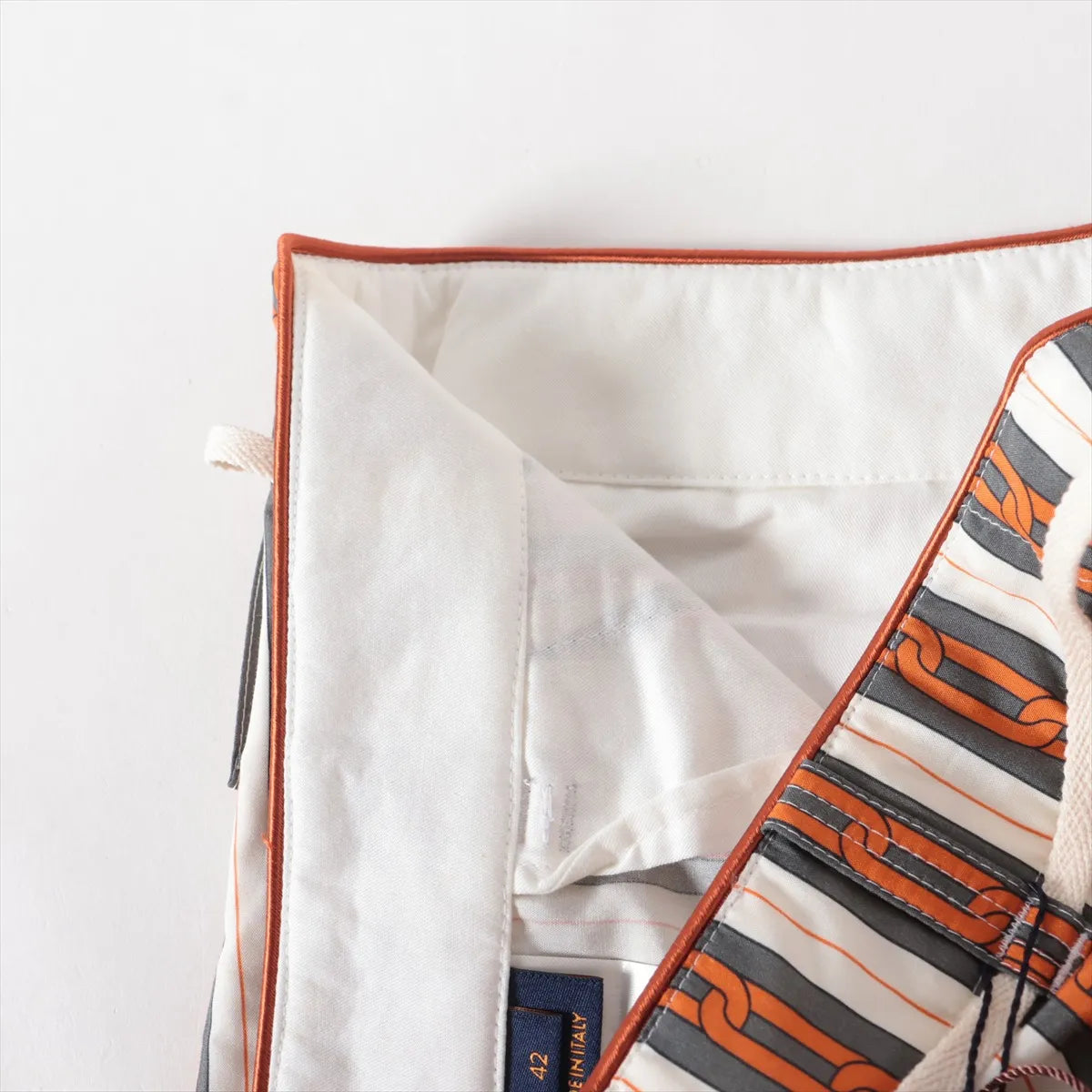Louis Vuitton Multicolor Chain Cotton Silk Pants