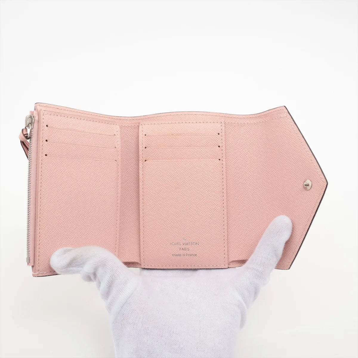 Louis Vuitton Epi Victorine Compact Wallet Pink