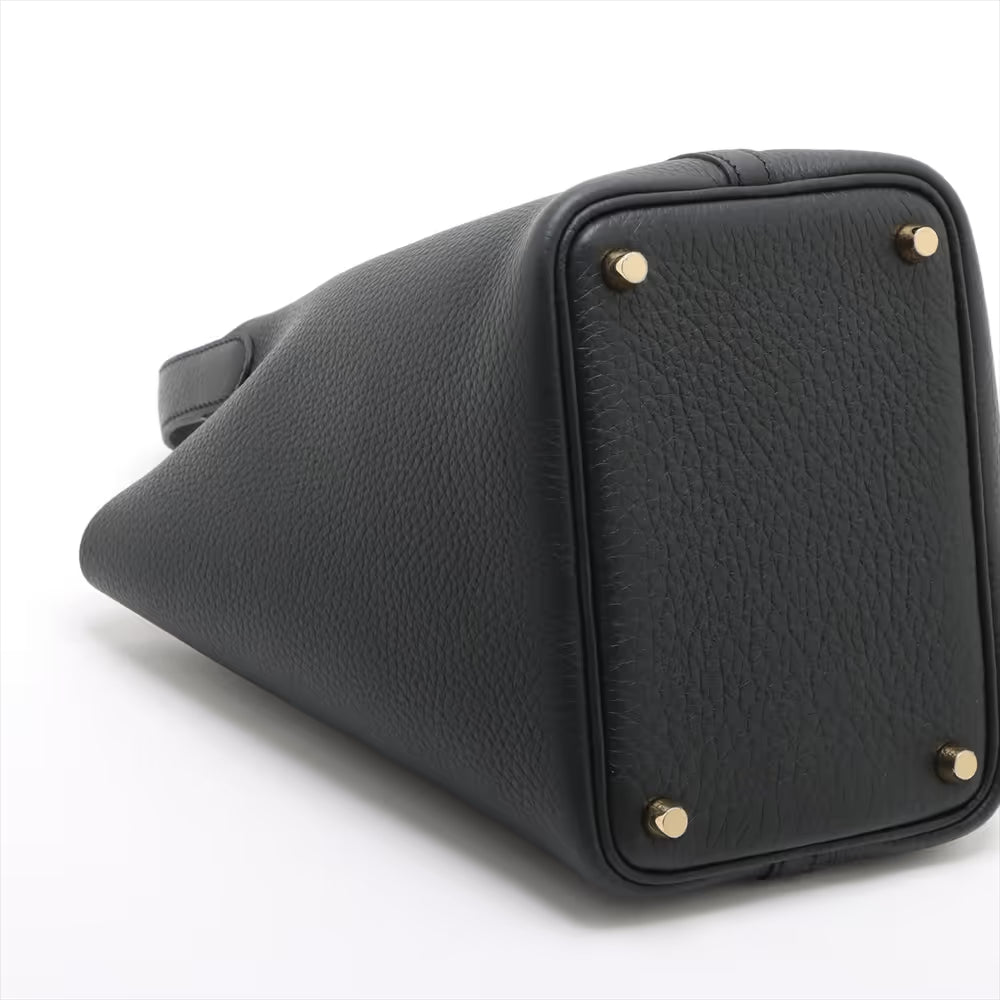 Hermès Taurillon Clemence Picotin Lock 18 PM Black