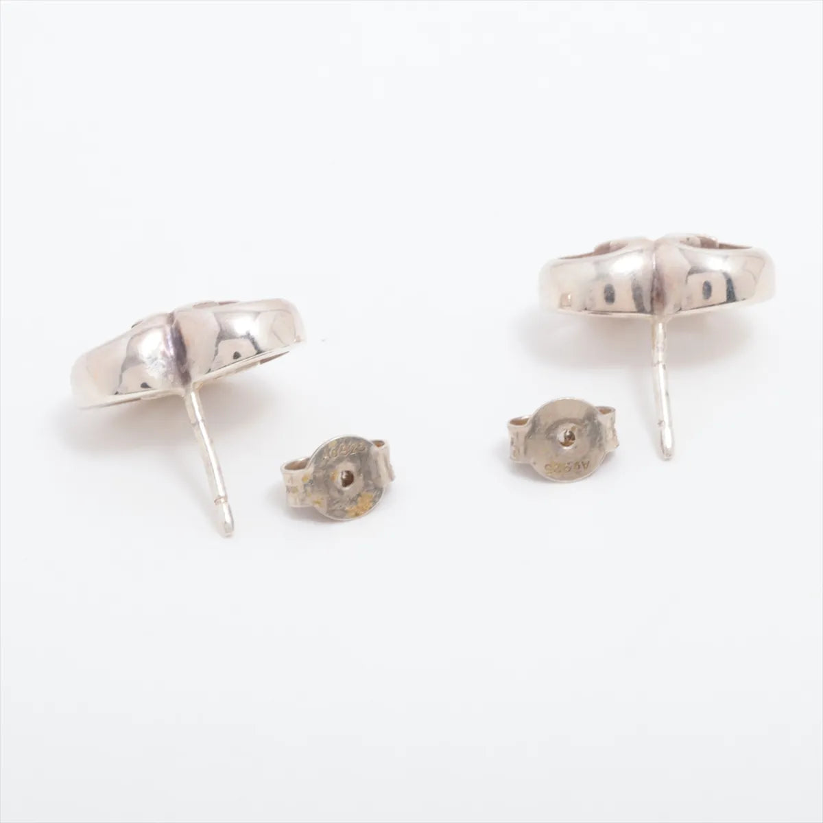 Gucci Interlocking GG Logo Heart Stud Earring