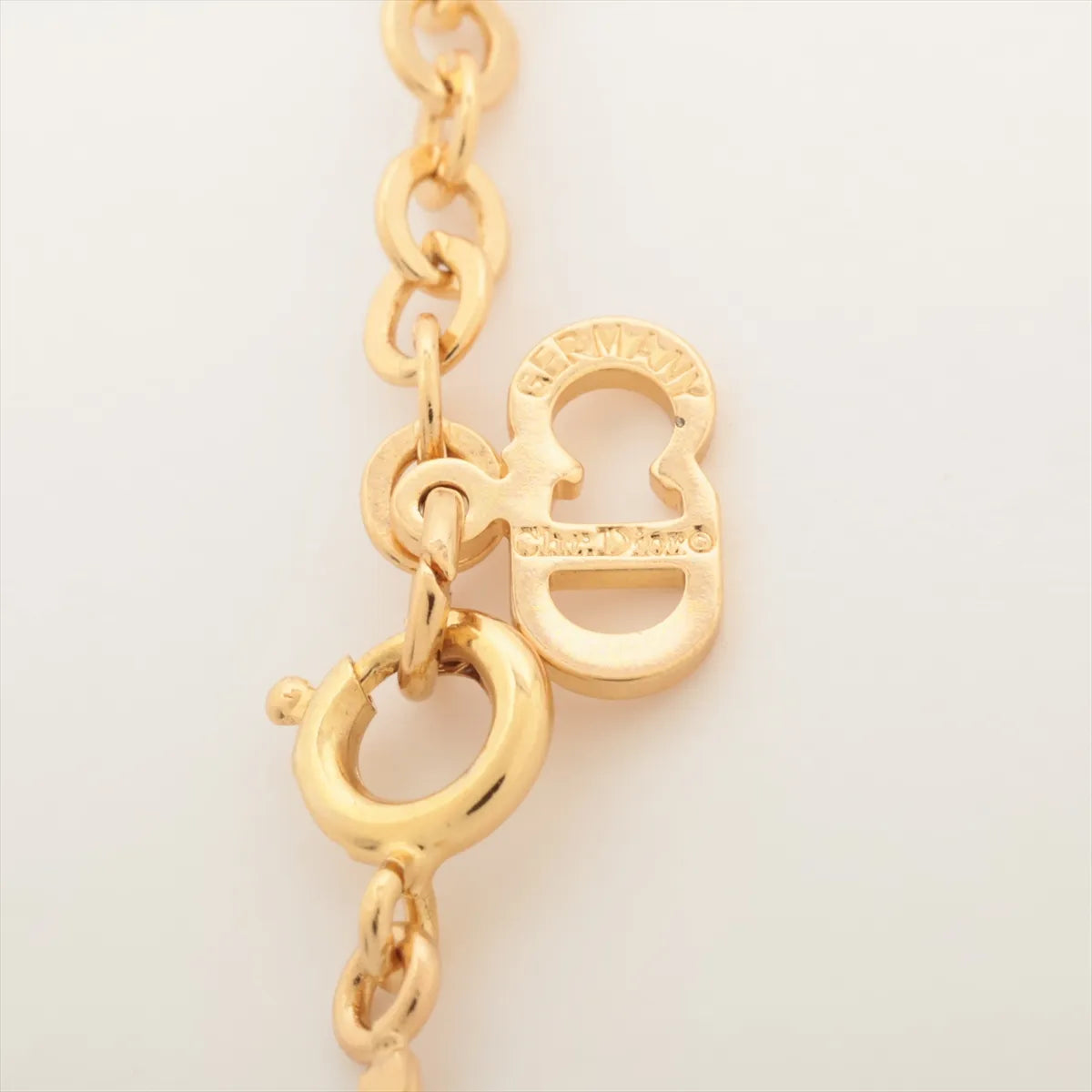 Christian Dior Knot Heart Pendant Necklace