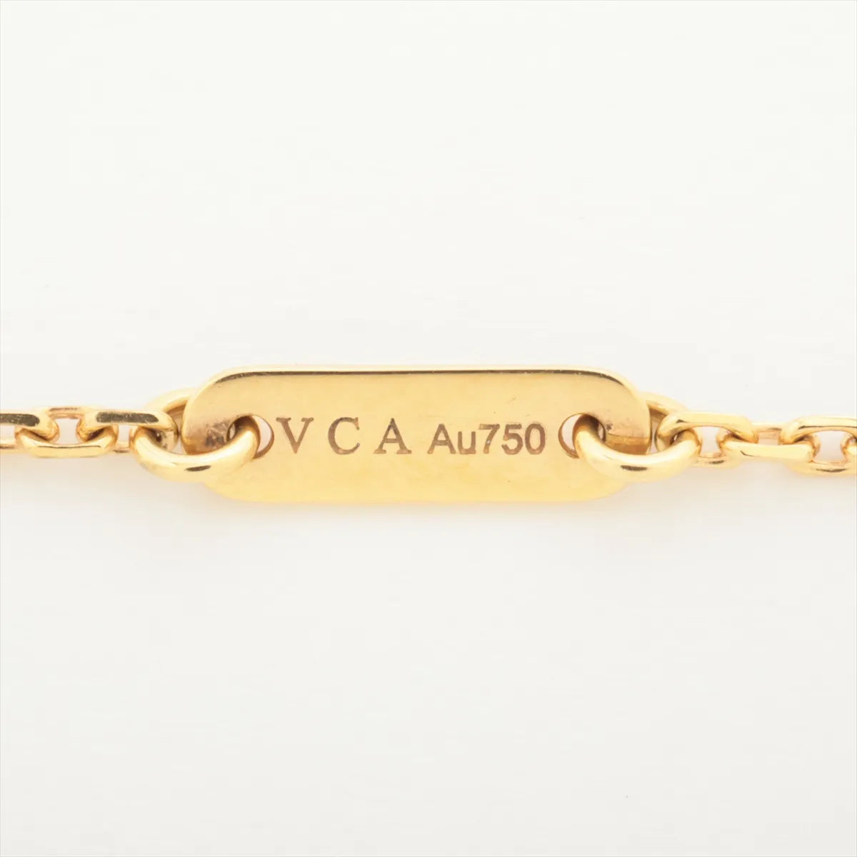 Van Cleef & Arpels Sweet Alhambra Shells Necklace Yellow Gold