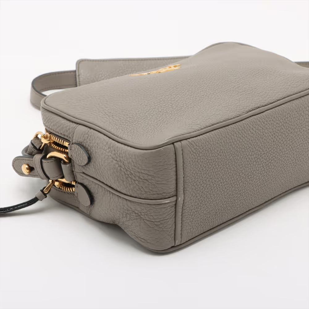 Prada Vitello Daino Leather Shoulder Bag Beige