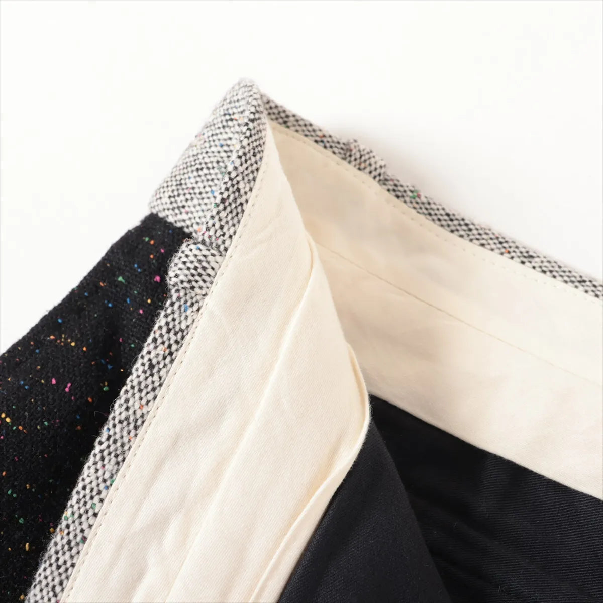 Alexander McQueen Wool Multicolor Dots Pants Black