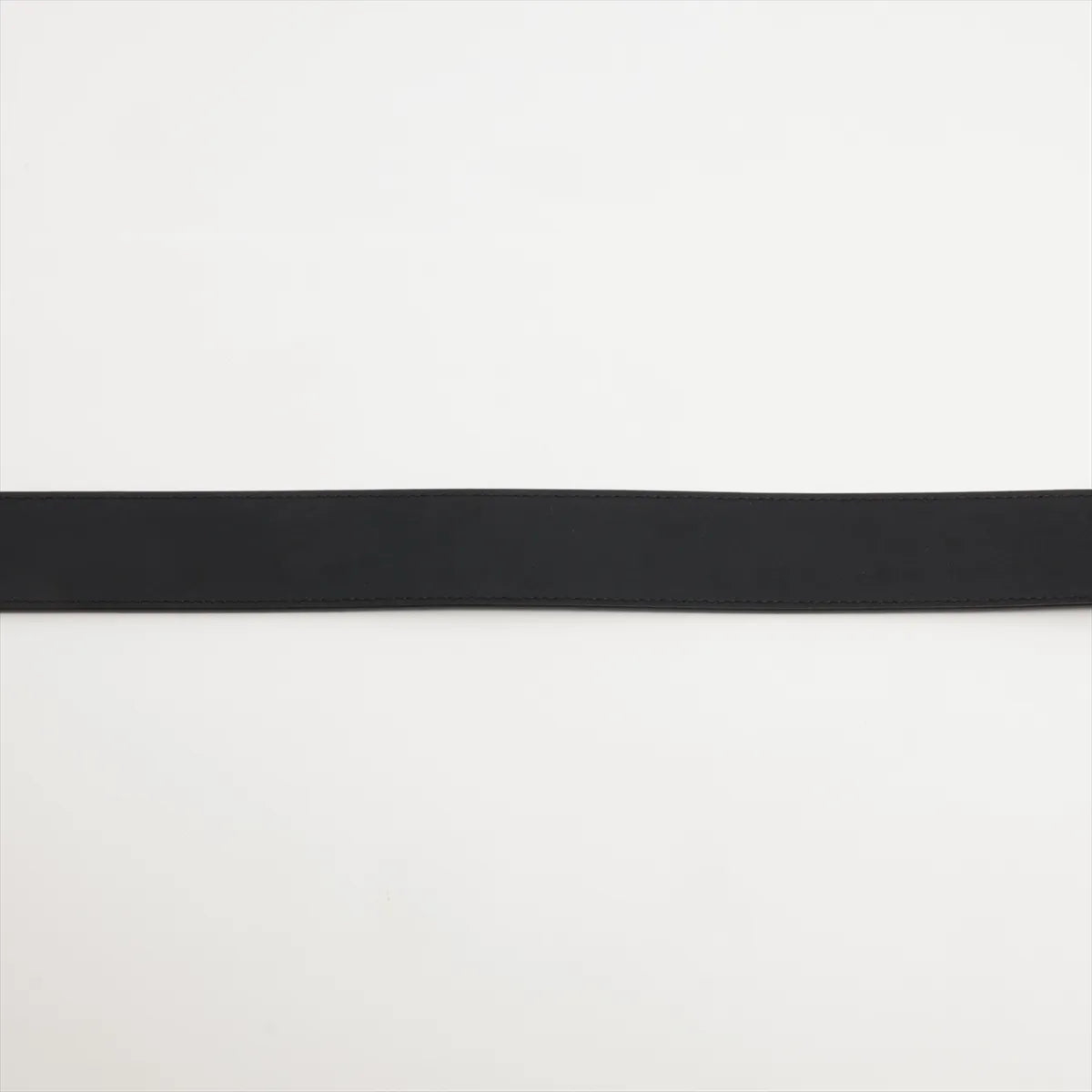 Gucci Double G Pearl Leather Belt Black