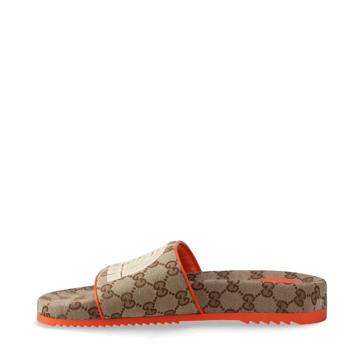 Gucci x North Face GG Canvas Mens Sandal Beige x Orange