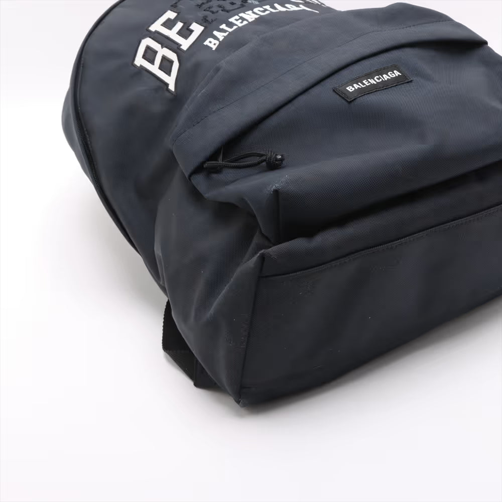 Balenciaga Explorer Nylon Backpack Navy x Black