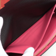 Load image into Gallery viewer, Louis Vuitton Taurillon Capucines Long Wallet Black x Hot Pink