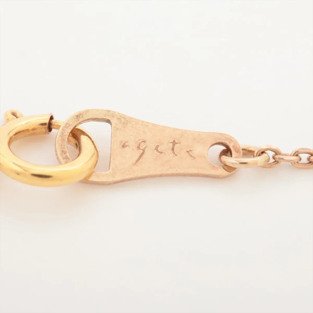 Diamond Butterfly Necklace Yellow Gold x Rose Gold