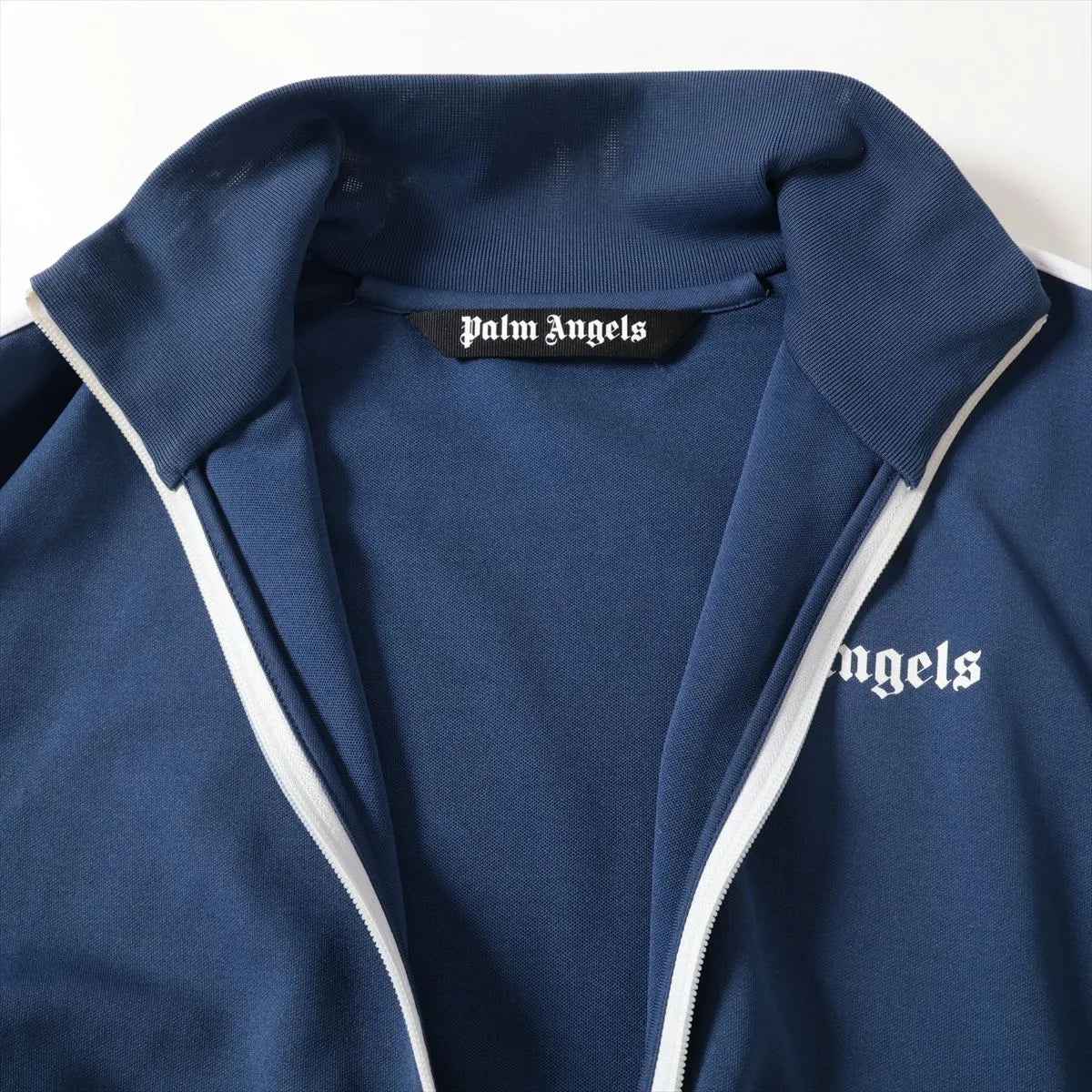Palm Angels Polyester Track Jacket Navy Blue