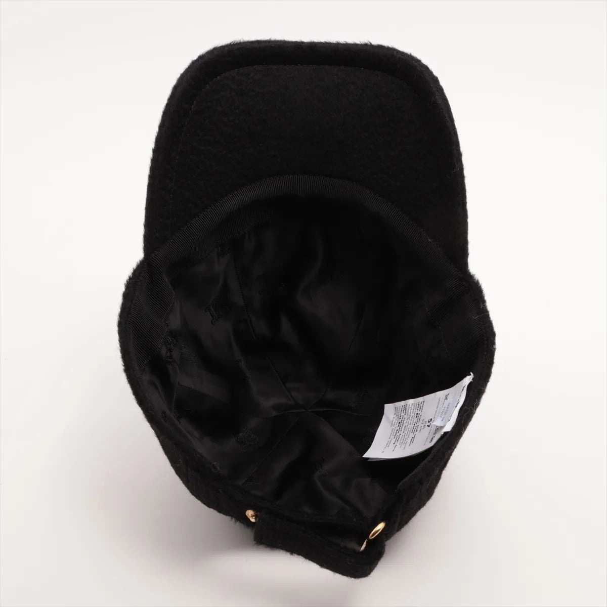 Max Mara MM Logo Hat Black