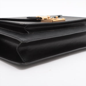 Designer Louis Vuitton Epi Monceau Handbag Black