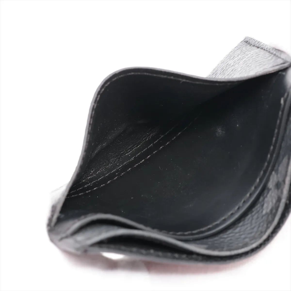Louis Vuitton Monogram Eclipse Double Card Case Black