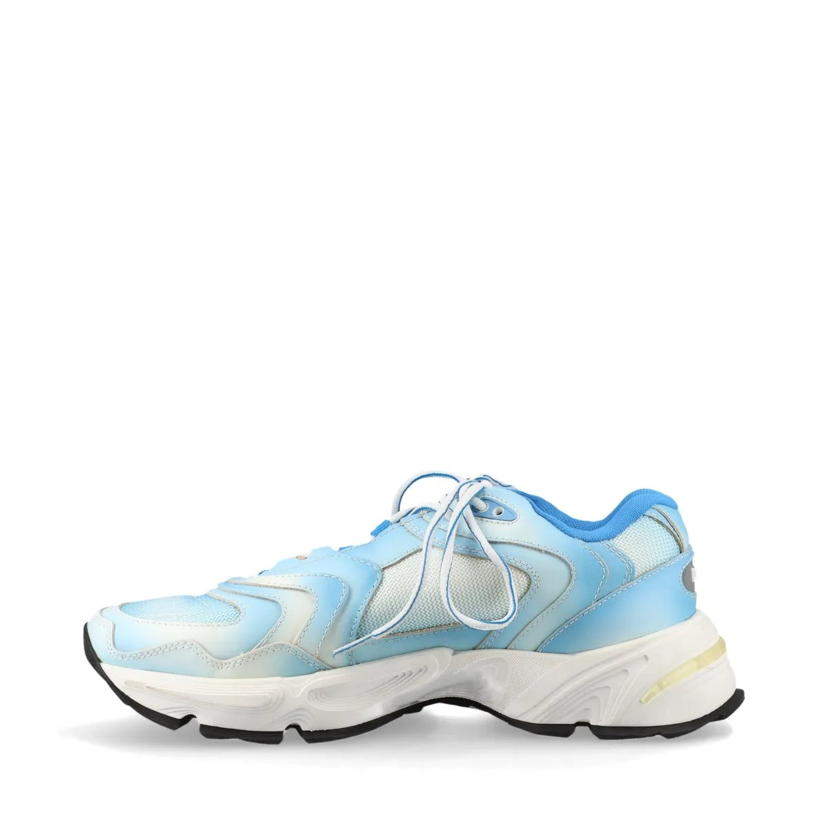 Dior CD1 Leather Fabric Men's Sneakers Blue x White