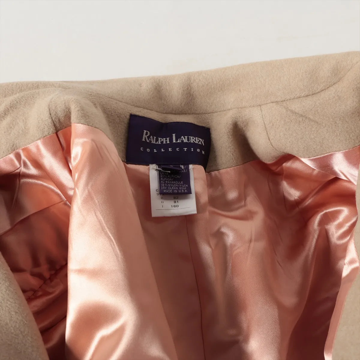 Ralph Lauren Wool Coat Beige