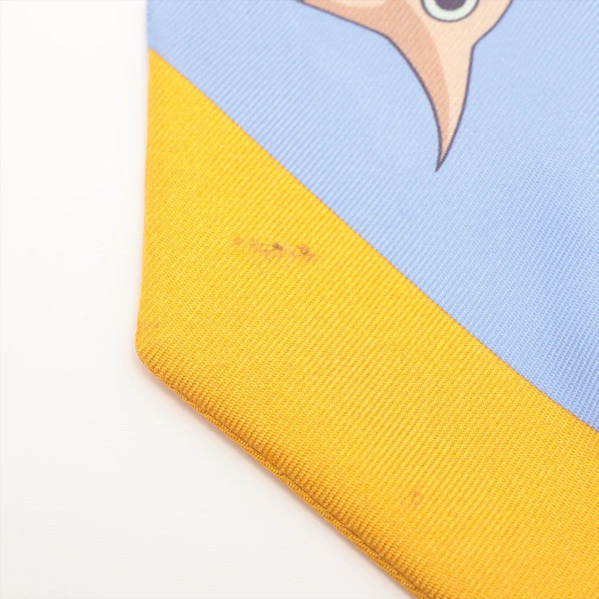 Hermès Twilly Les Folies Du Ciel Scarf Silk Light Blue