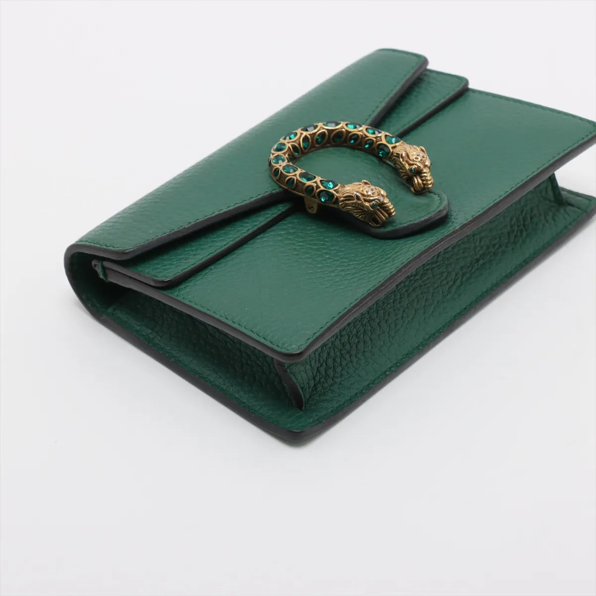 Gucci Dionysus Leather Chain Shoulder Bag Green