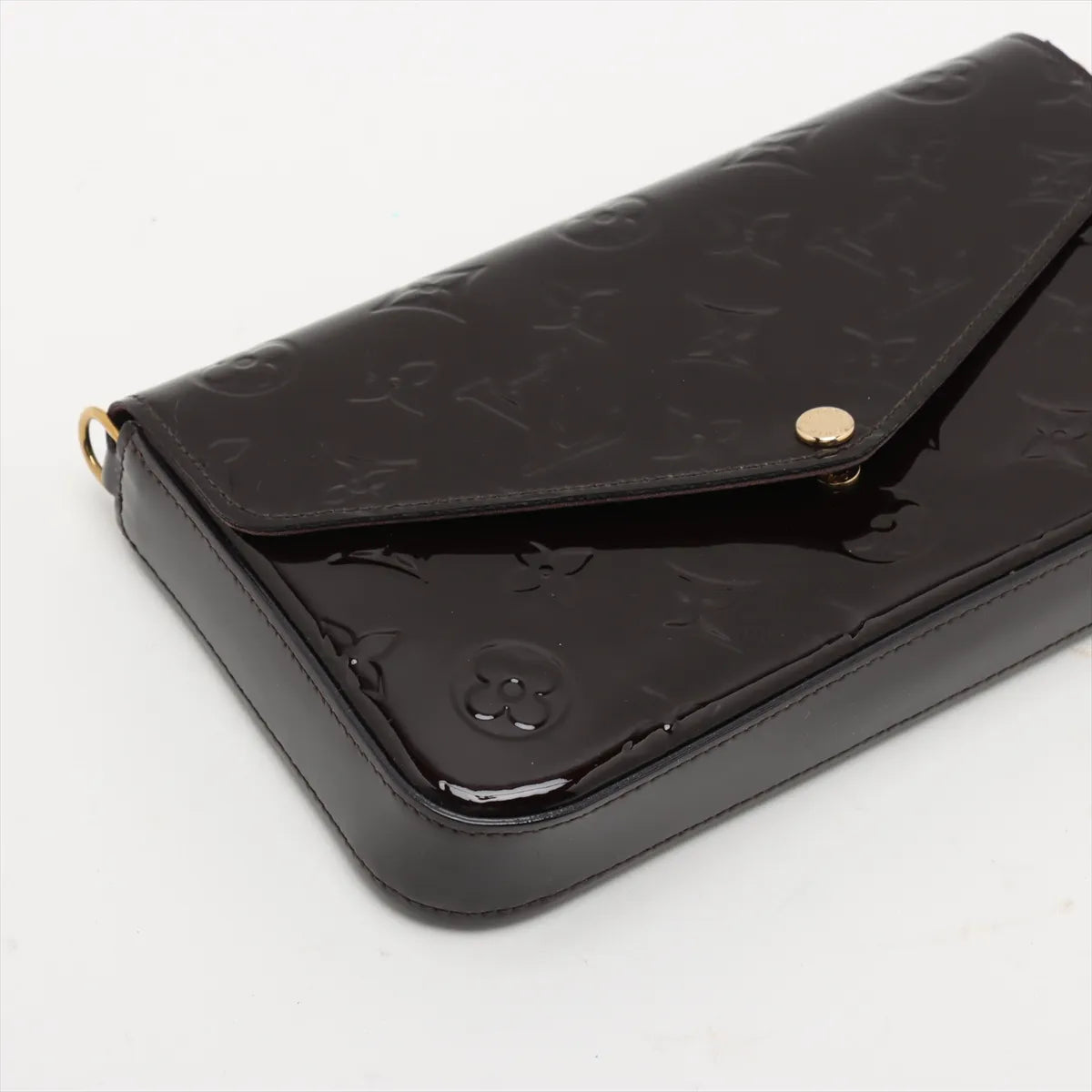 Louis Vuitton Vernis Pochette Félicie Brown