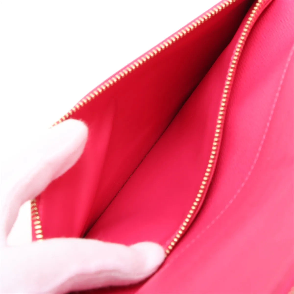Louis Vuitton Monogram Insolite Zippy Wallet Brown x Hot Pink