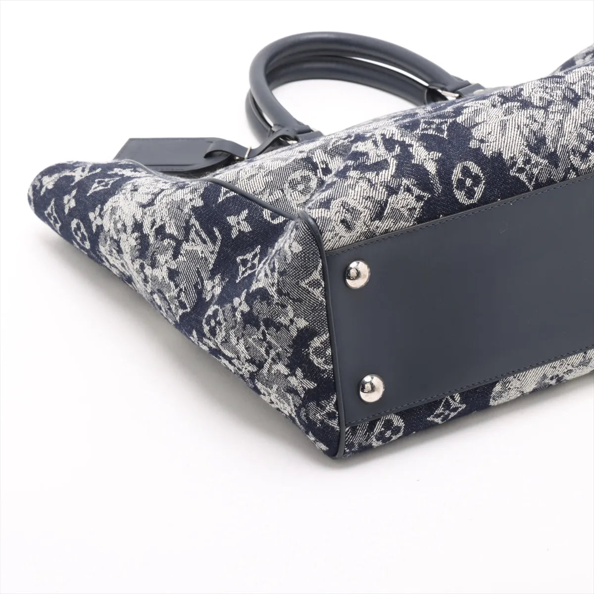 Louis Vuitton Monogram Tapestry Grand Sac Navy Blue