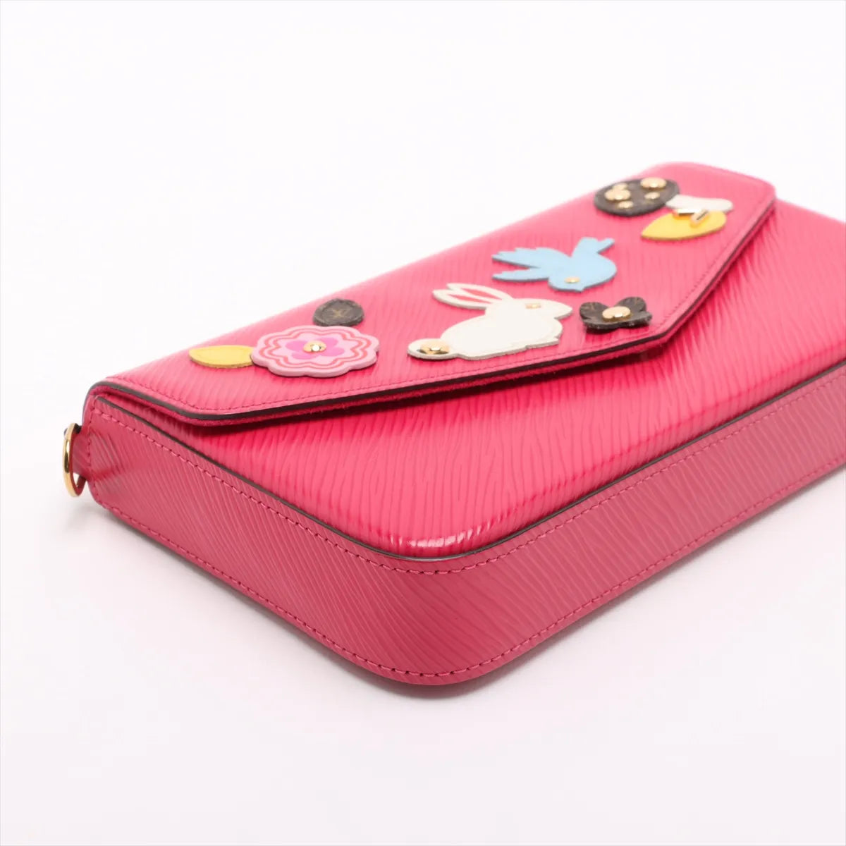 Louis Vuitton Epi Patchwork Pochette Felicie Hot Pink