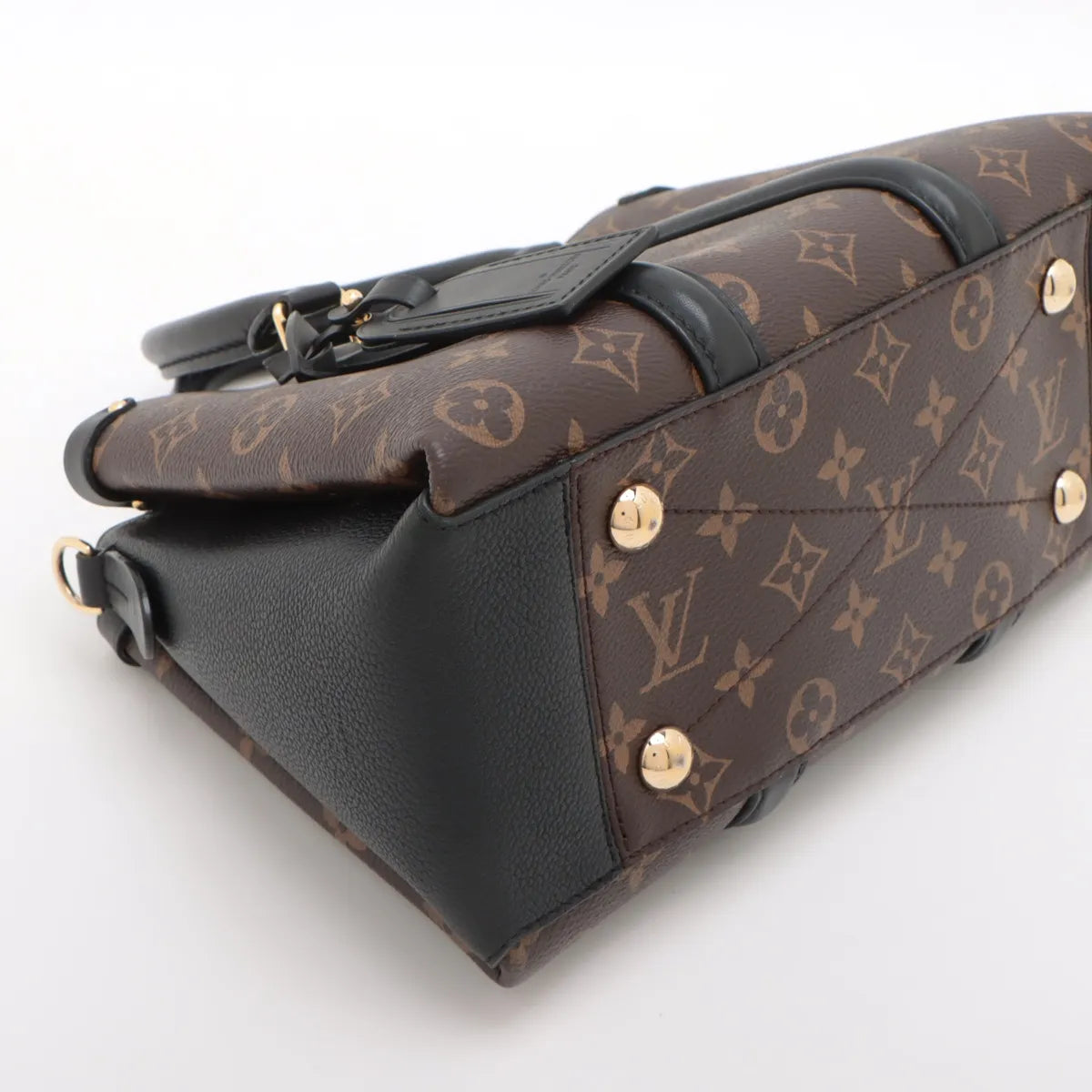 Louis Vuitton Monogram Soufflot BB Brown x Black