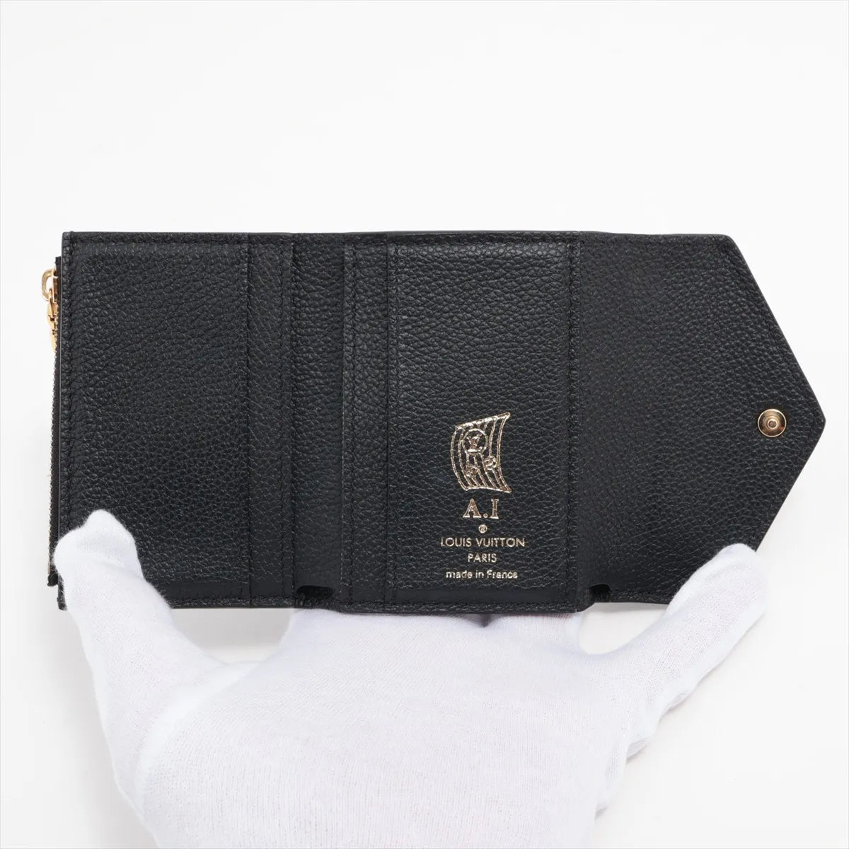 Louis Vuitton Empreinte Portefeuille Zoe Compact Wallet Noir
