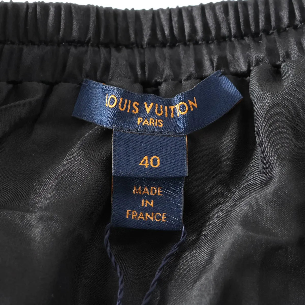 Louis Vuitton Silk Lace Skirt Black