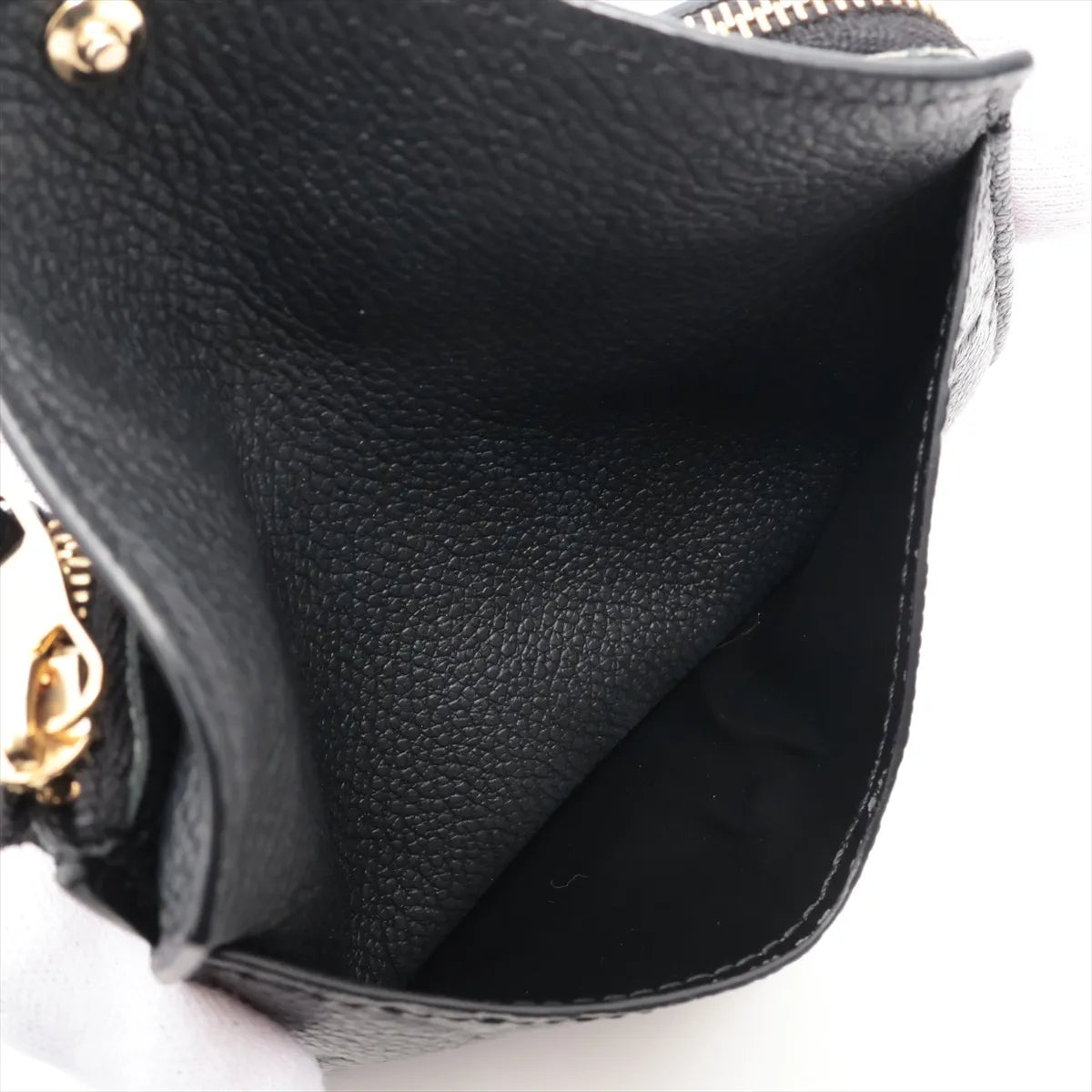 Louis Vuitton Monogram Empreinte Carte Recto Verso Black