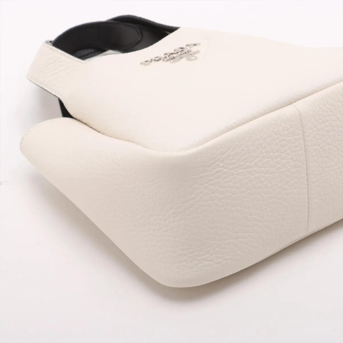 Prada Vitello Daino Soft Leather Handbag White