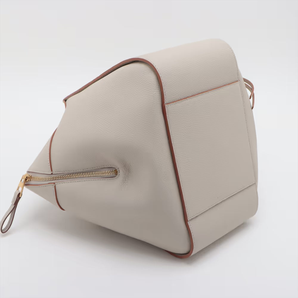 Loewe Hammock Small Leather Two-Way Handbag Beige