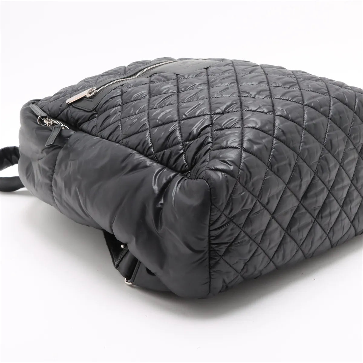 Chanel CC Logo Matelasse Cocoon Nylon Backpack Black