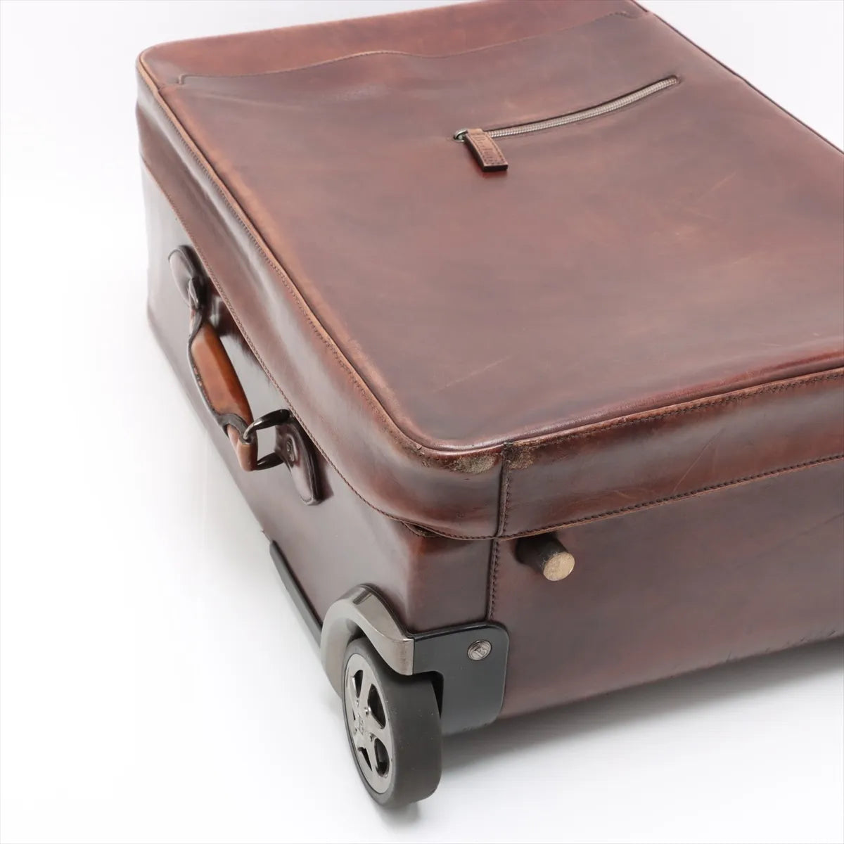 Berluti Formula 1000 Leather Suitcase Brown