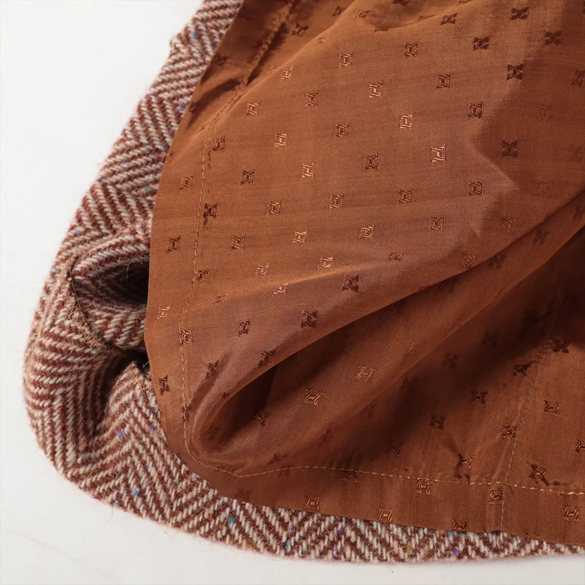 Hermès H Wool Skirt Brown