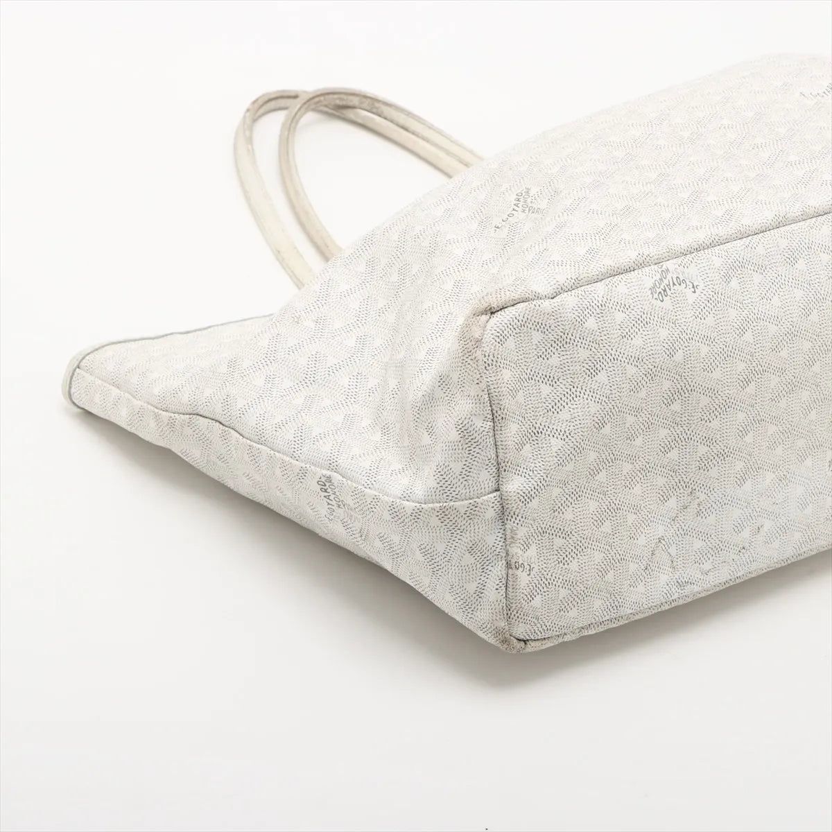 Goyard Saint Louis PM Tote Bag White