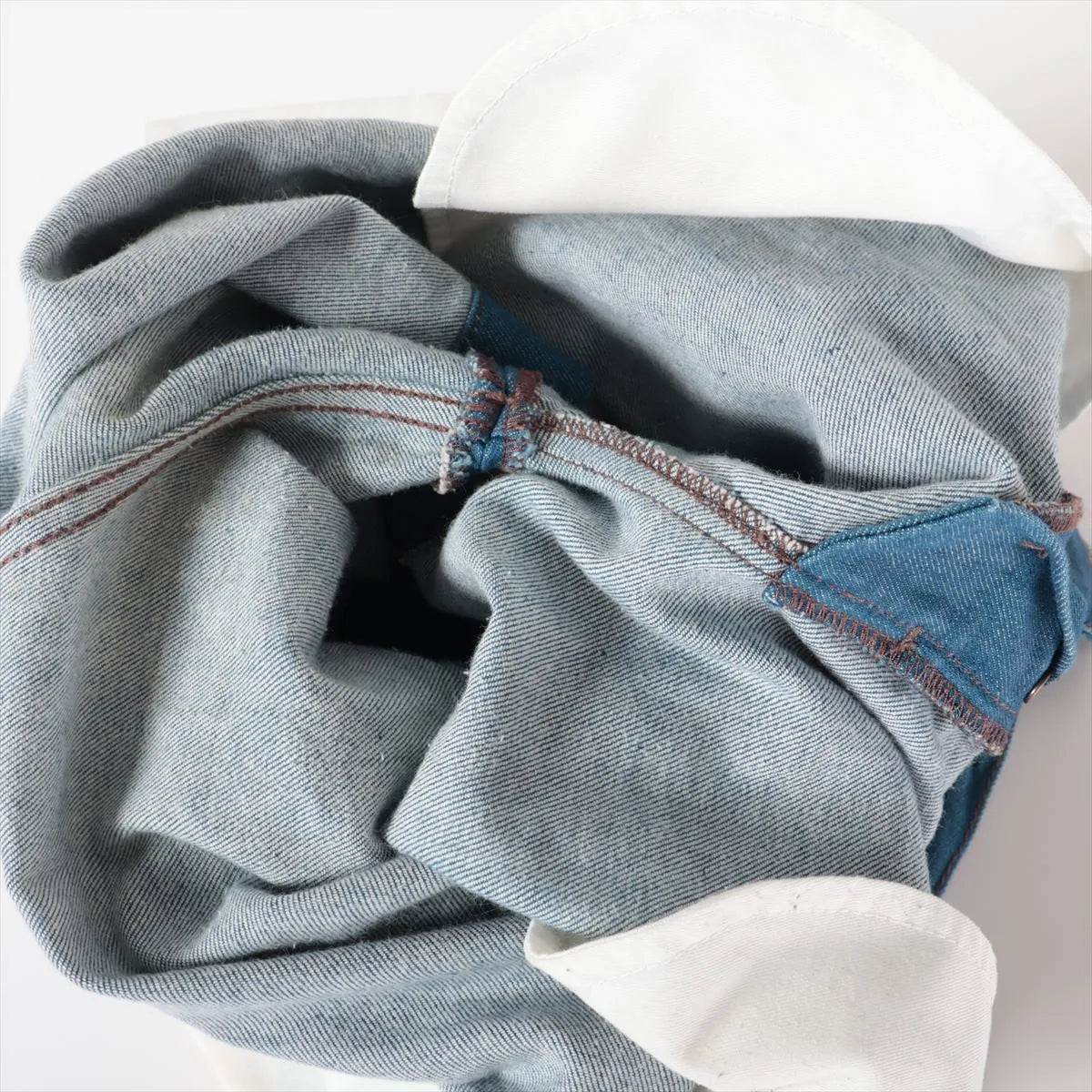 Gucci Cotton Short Pants Denim Blue