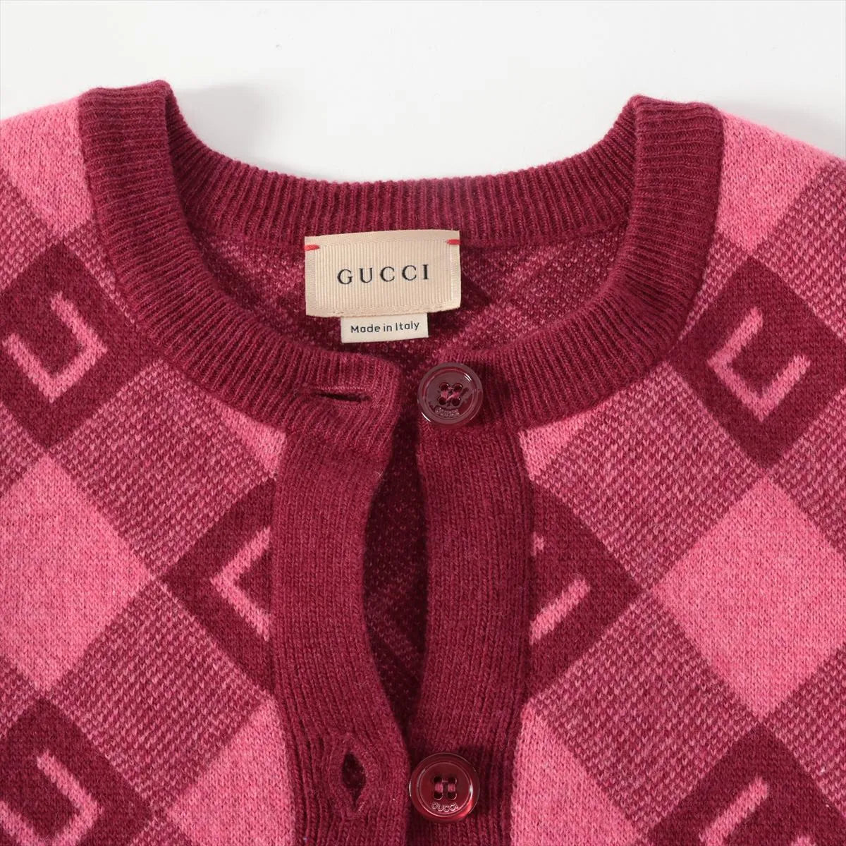 Gucci Wool Cardigan Pink