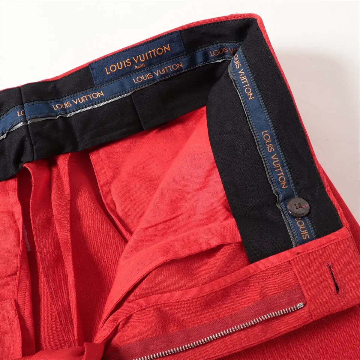 Louis Vuitton Mohair Pants Red