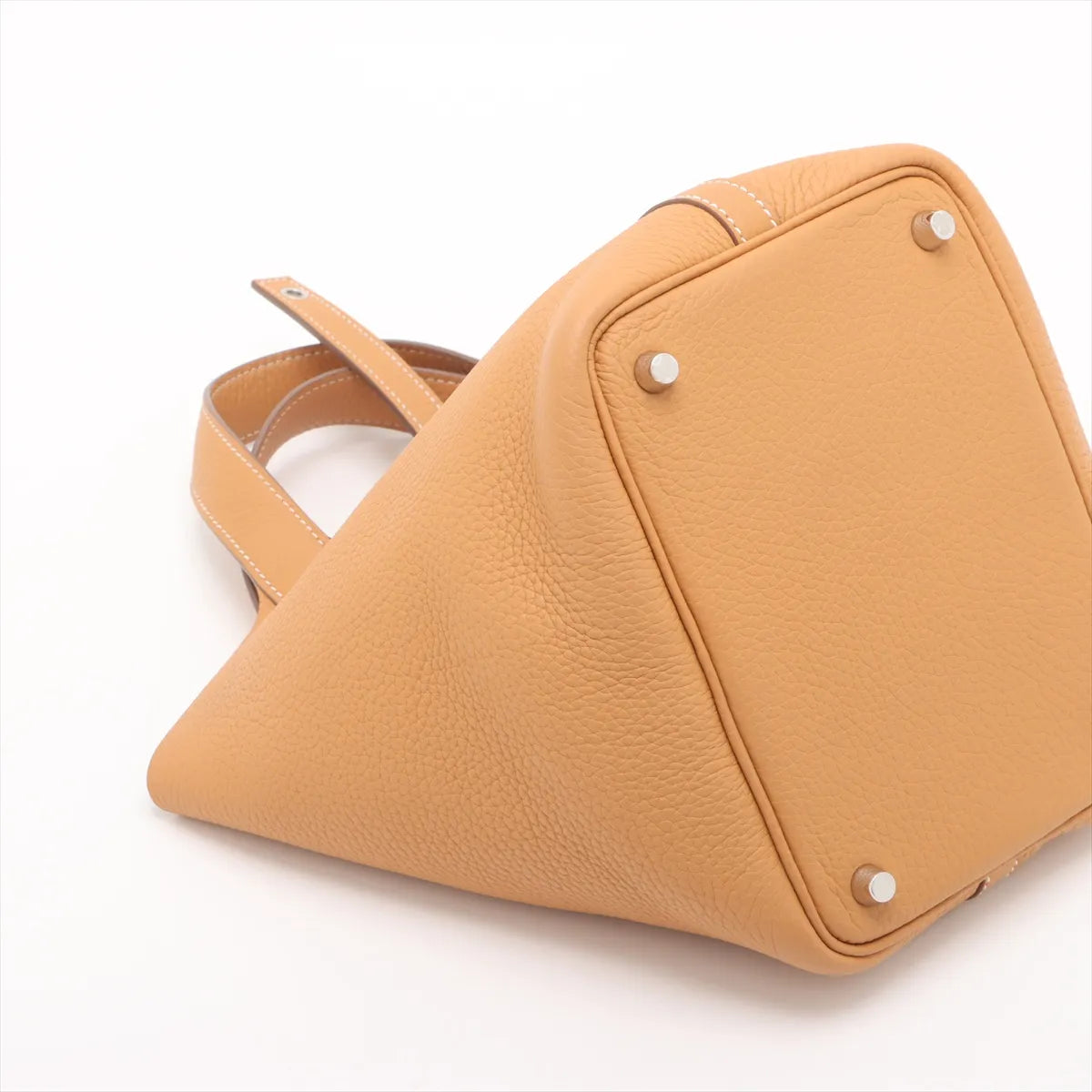 Hermes Picotin Lock 18 PM Taurillon Clemence Natural Sable