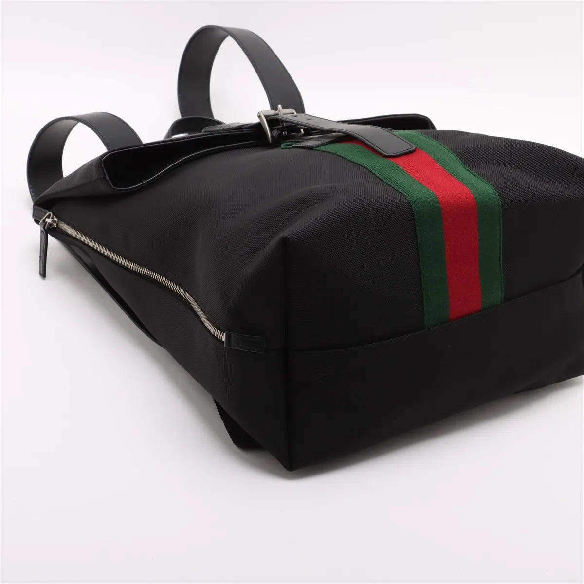 Gucci Web Nylon Backpack Black