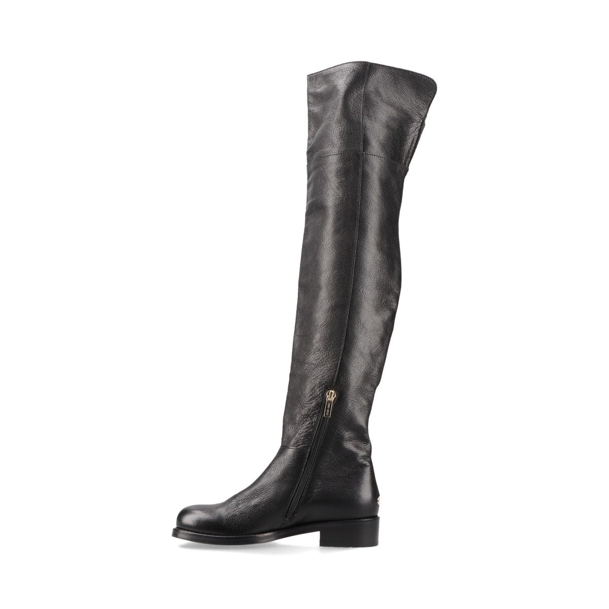 Best Seller Jimmy Choo Leather Long Boots Black