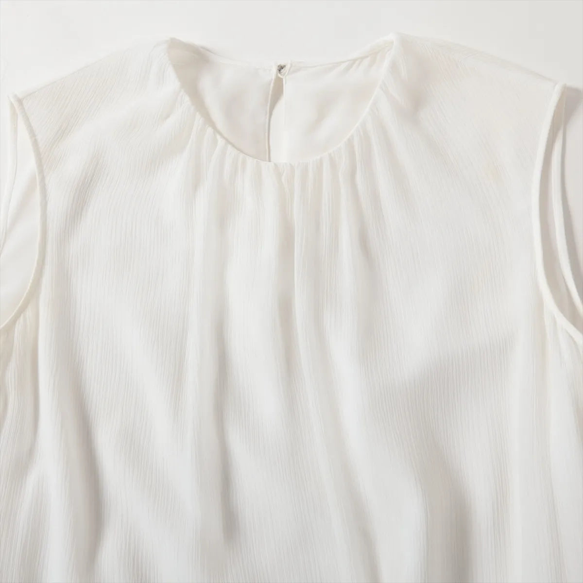 Adeam Polyester Sleeveless Dress White