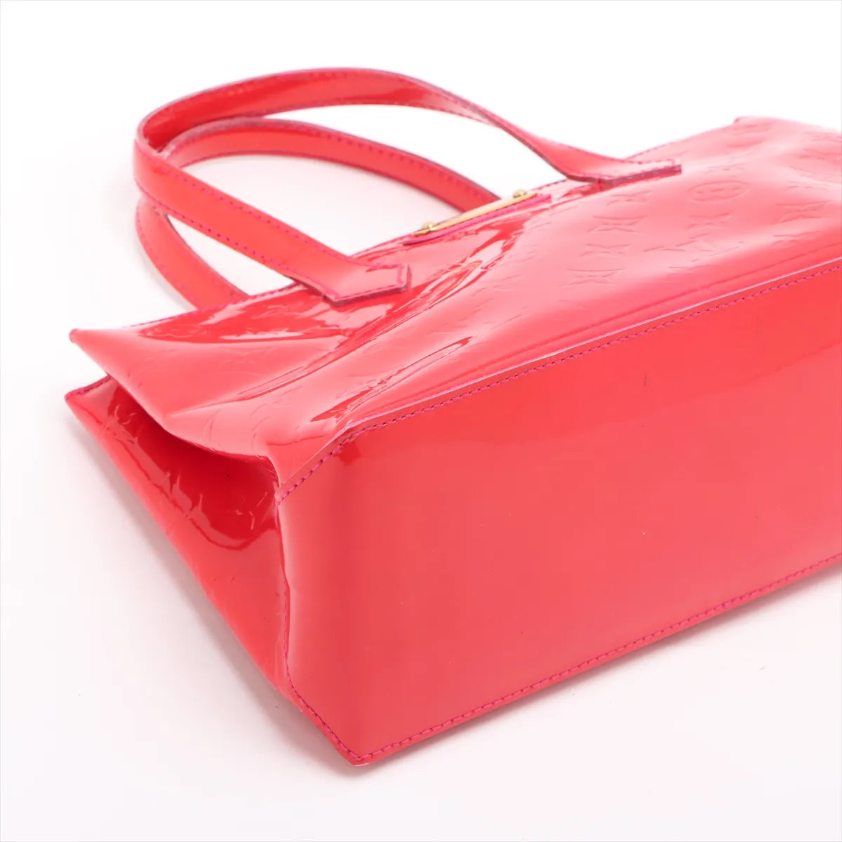 Louis Vuitton Monogram Vernis Wilshire PM Red-Pink