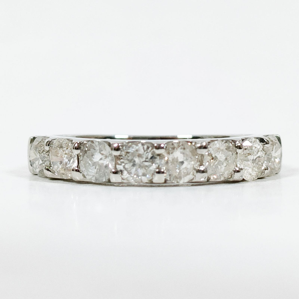 Pt900 Platinum 1.00 ct Diamond Band — JPN 11 — product view