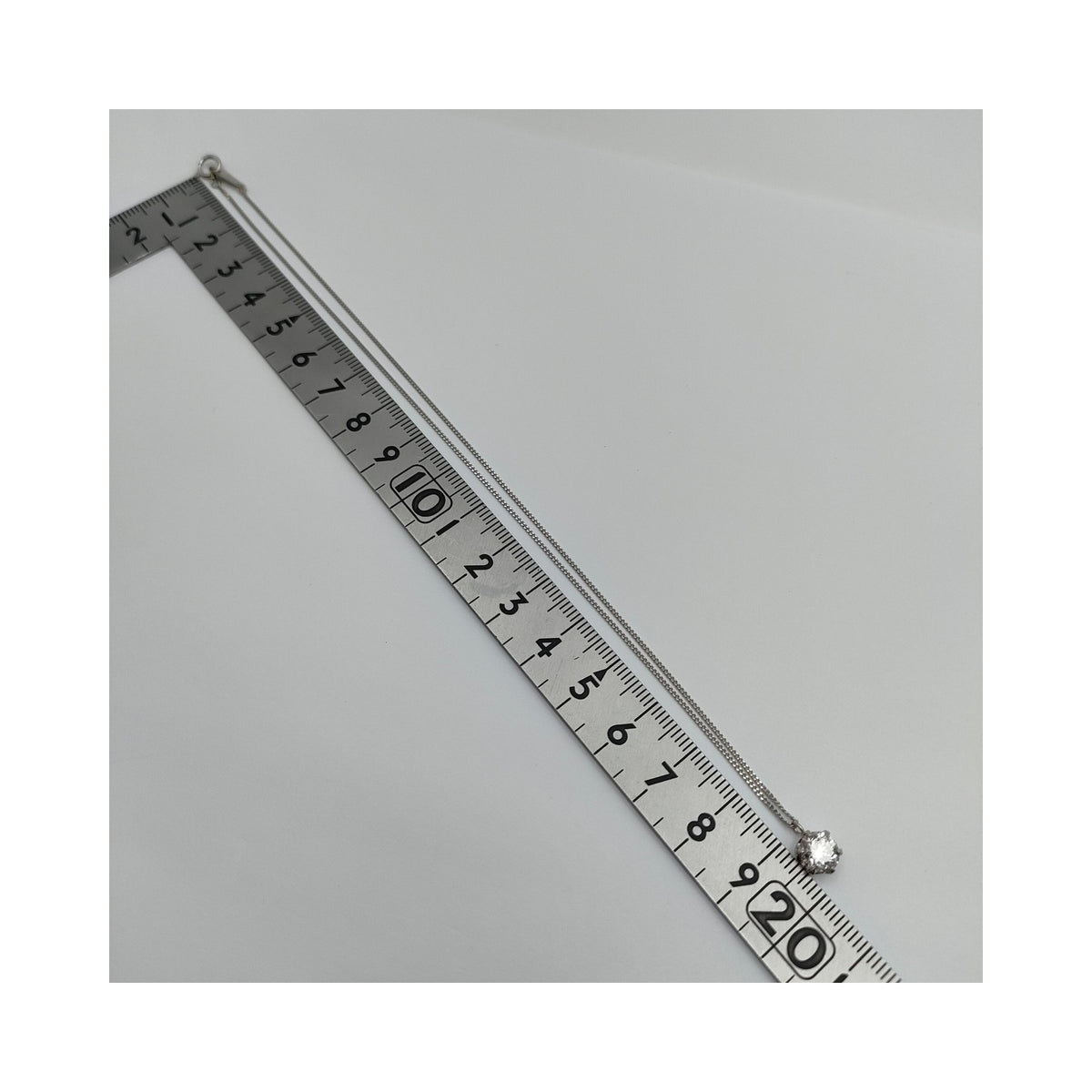 Platinum 1.08 ct Diamond Cluster Necklace — detail 6