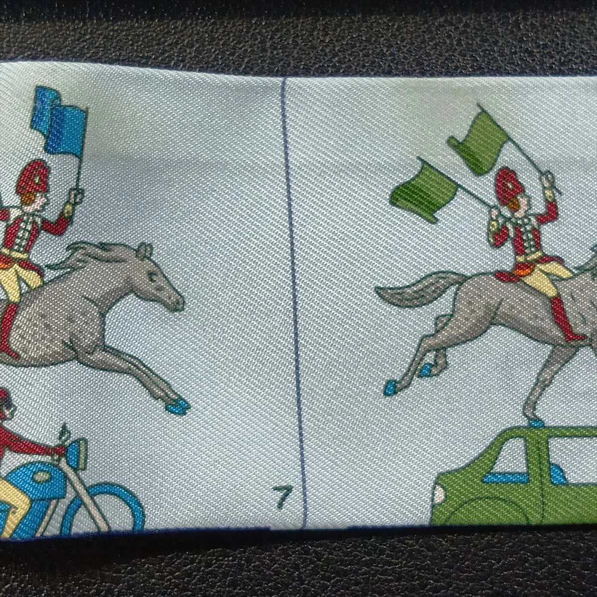 Hermes Twilly Parade Scarf Light Blue