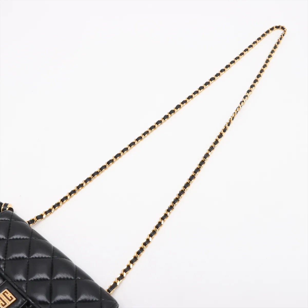 Givenchy Leather Chain Shoulder Bag Black