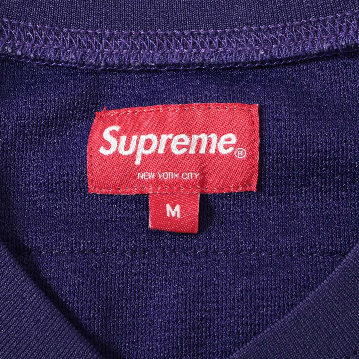 Supreme Polyester Football Jersey T-shirt Purple