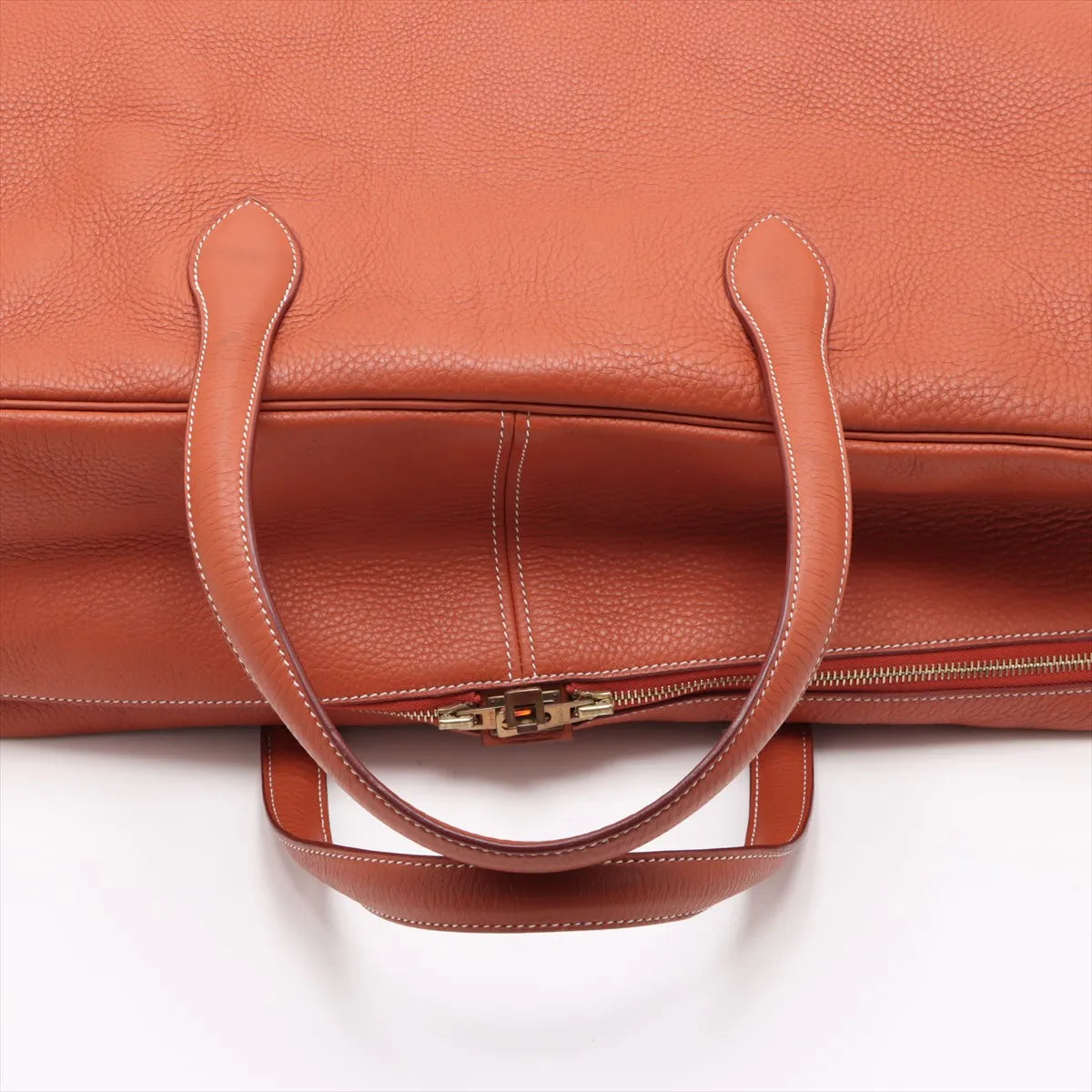 Hermes Plume 55 Taurillon Clemence Gold